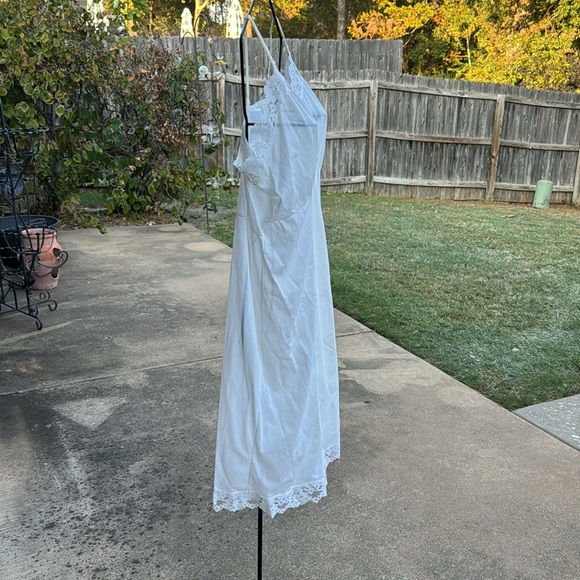 NOS Vintage Loomcraft Nylon Full Slip 40 Union Tags Oldstock Off White Lace asis - Picture 6 of 8